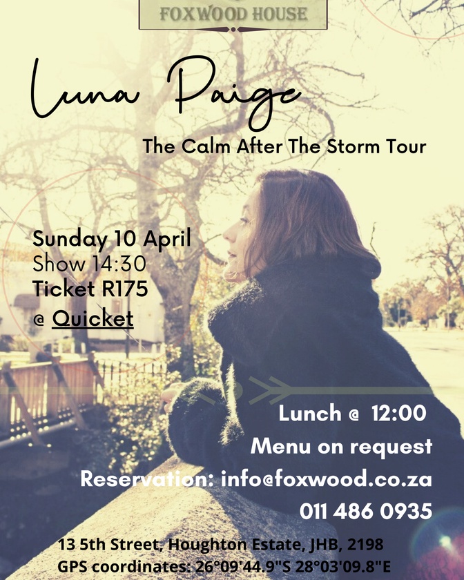 Luna Paige - Sunday 10 April 2022